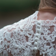 Bride at her wedding reception at Hazeltine National Golf Club
