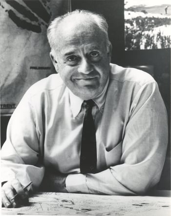 Robert Trent Jones in New Jersey Office - 1987
