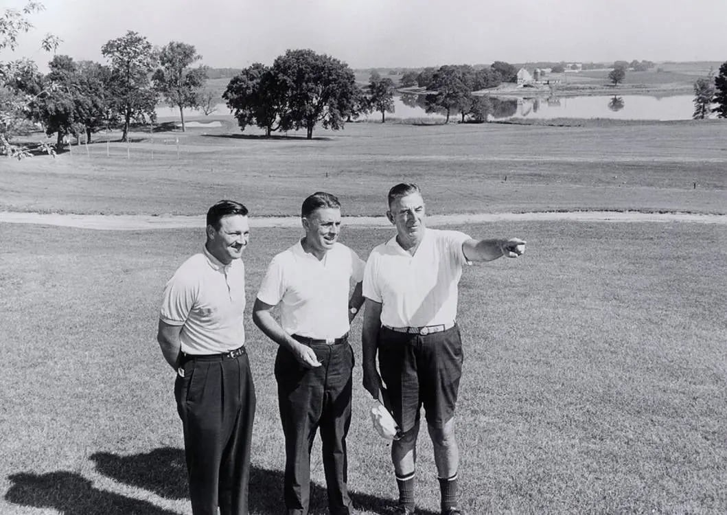 Heffelfinger on course-golf