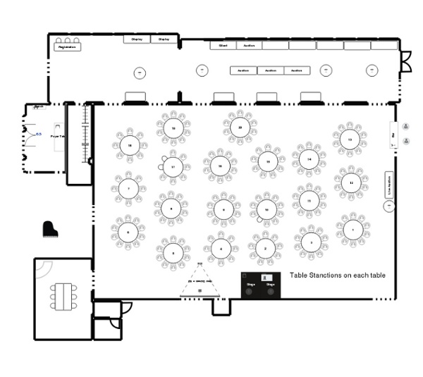 Ballroom at Hazeltine - Seating for 200
