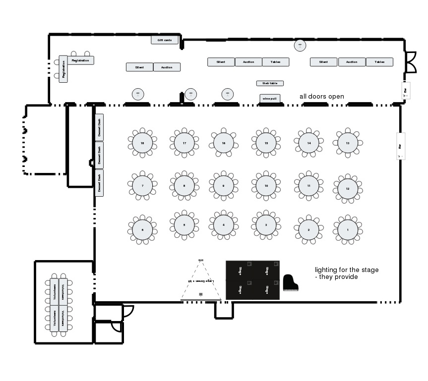 Ballroom at Hazeltine - Seating for 190
