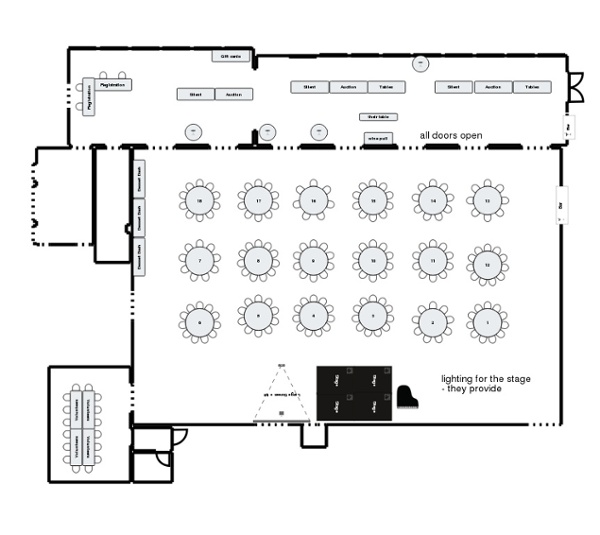 Ballroom at Hazeltine - Seating for 190