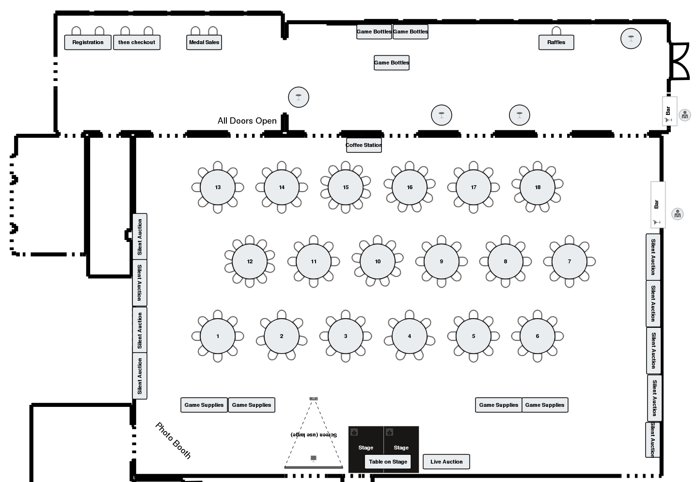 Ballroom at Hazeltine - Seating for 156