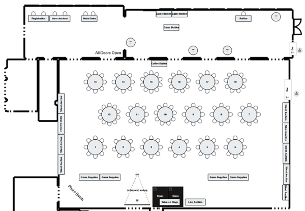 Ballroom at Hazeltine - Seating for 156