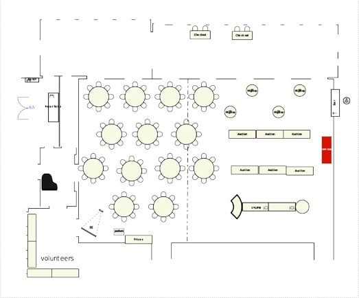 Ballroom at Hazeltine - Seating for 104