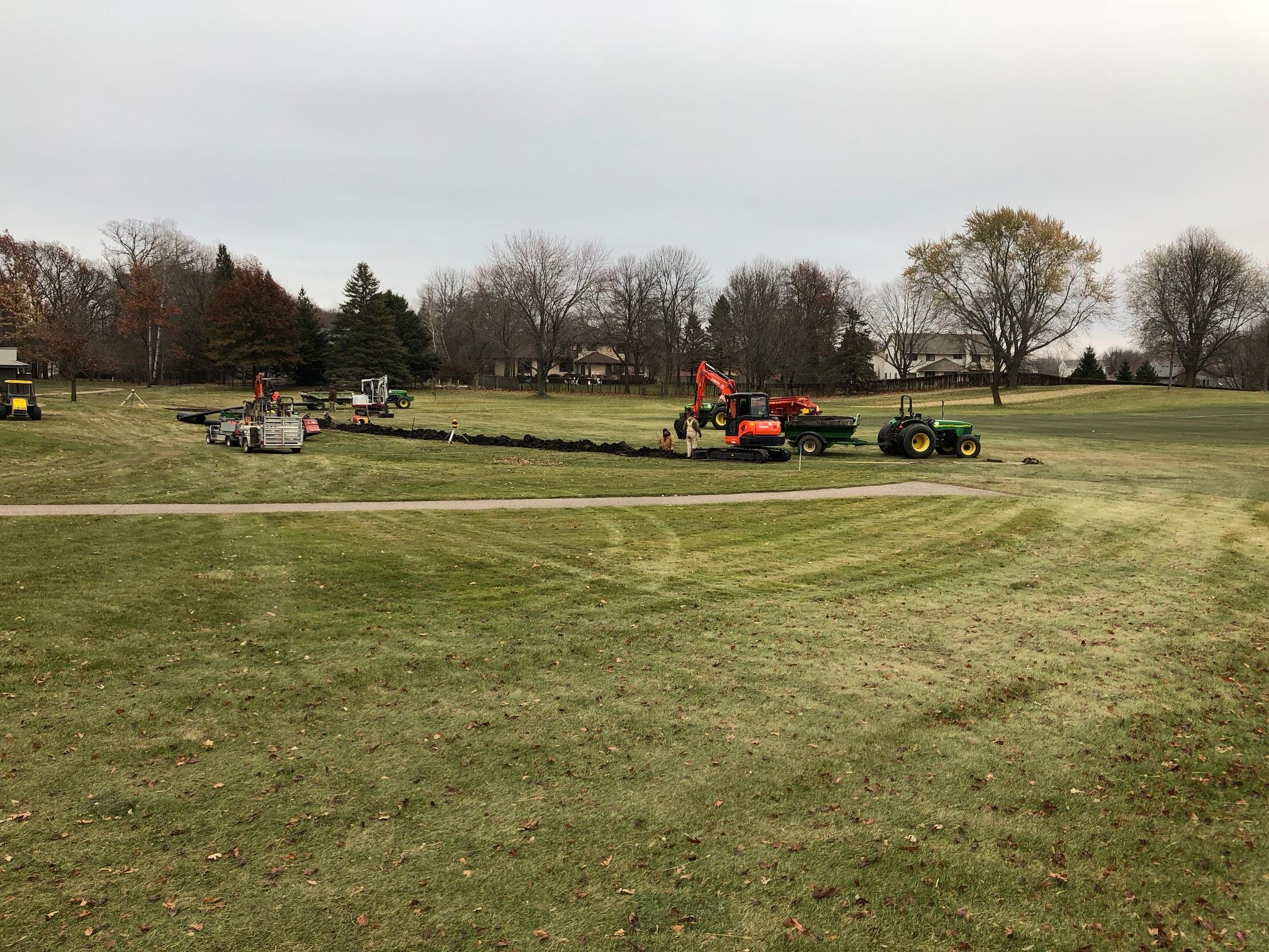 Drainage on 5-scope