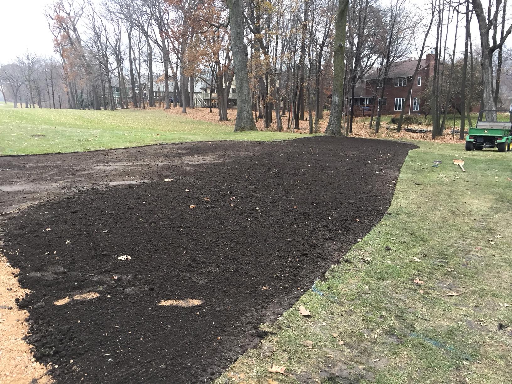 Trench across 13
